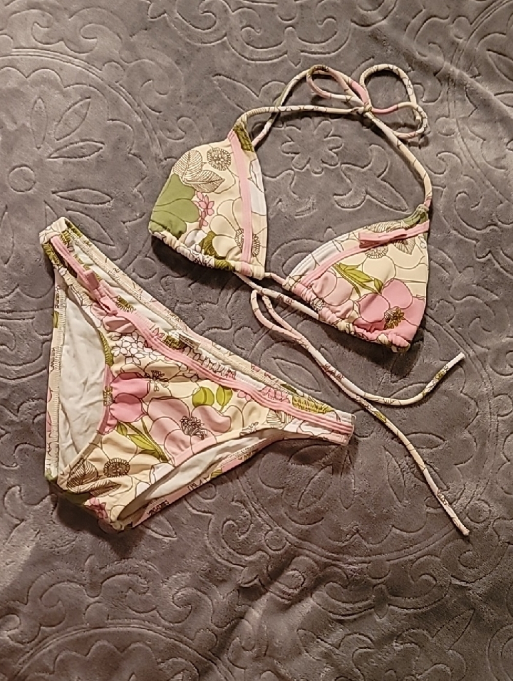 Flower Triangle Bikini